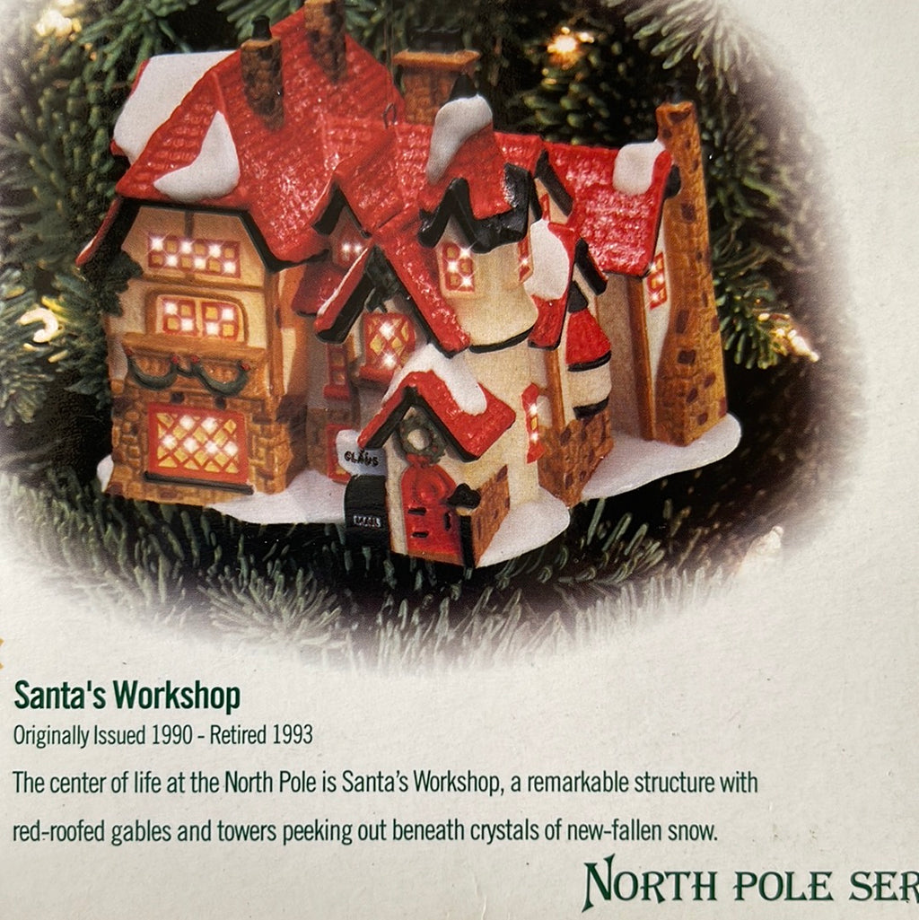 Santa's Workshop Lighted Ornament
