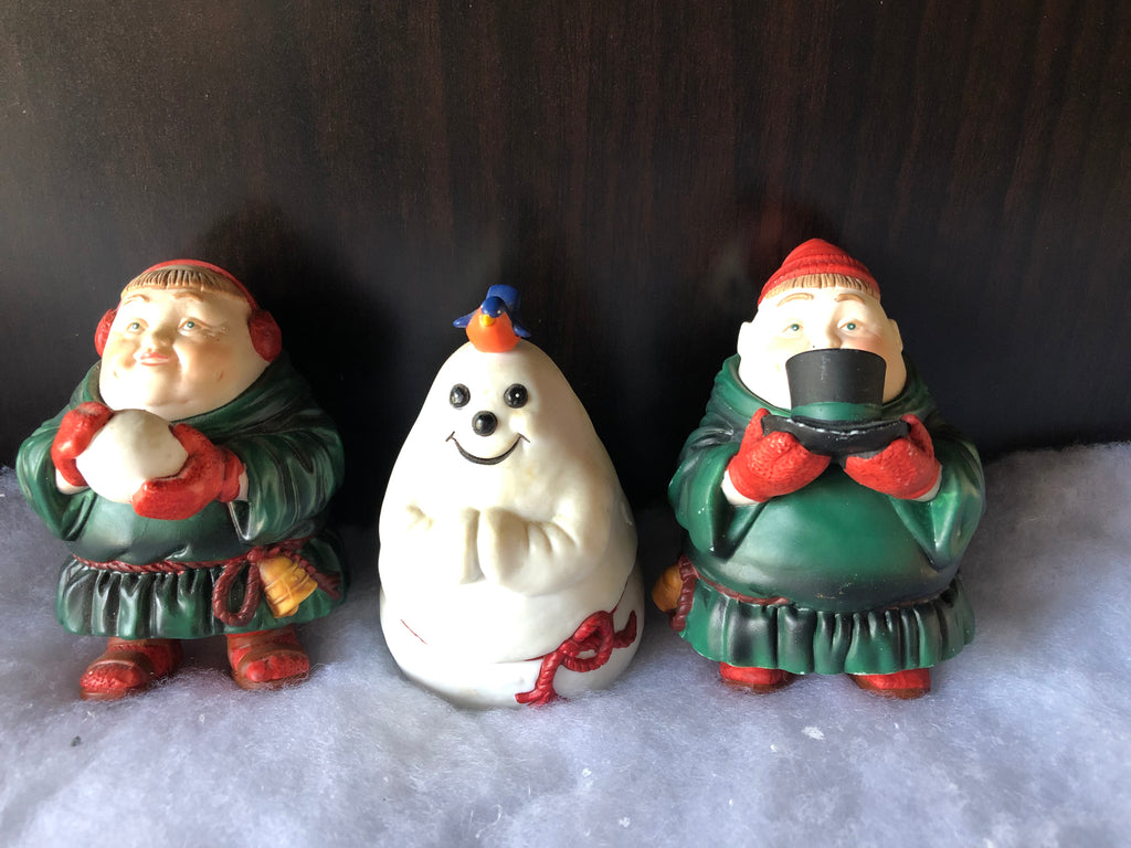 Seymore, Seigfried and the Snowman (Set of 3)