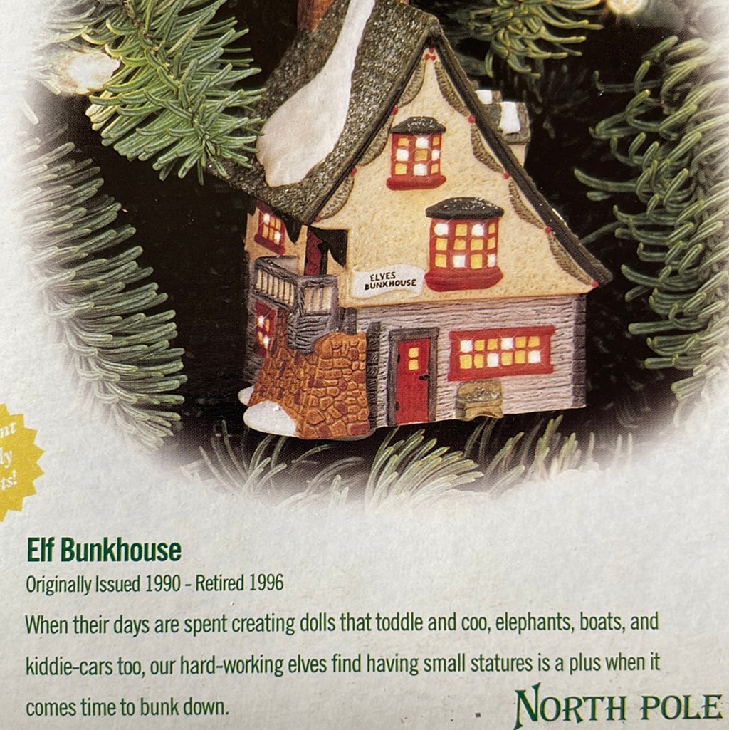 Elf Bunkhouse Lighted Ornament