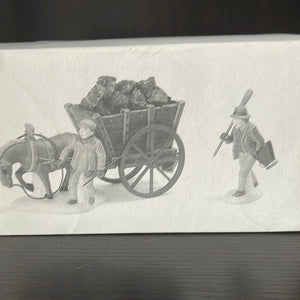Delivering Coal For The Hearth (Set of 2)