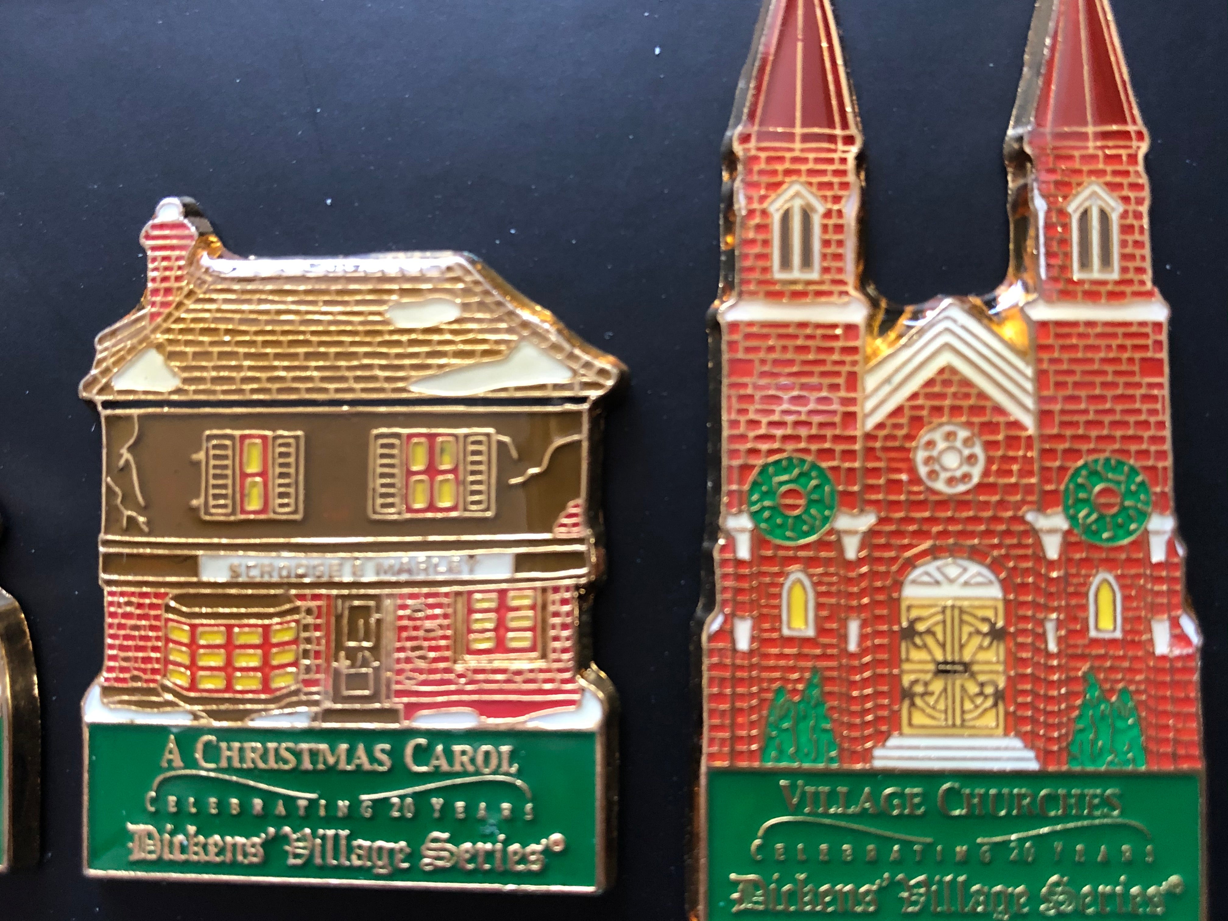 Dickens' Village Series 20th Anniversary Pins