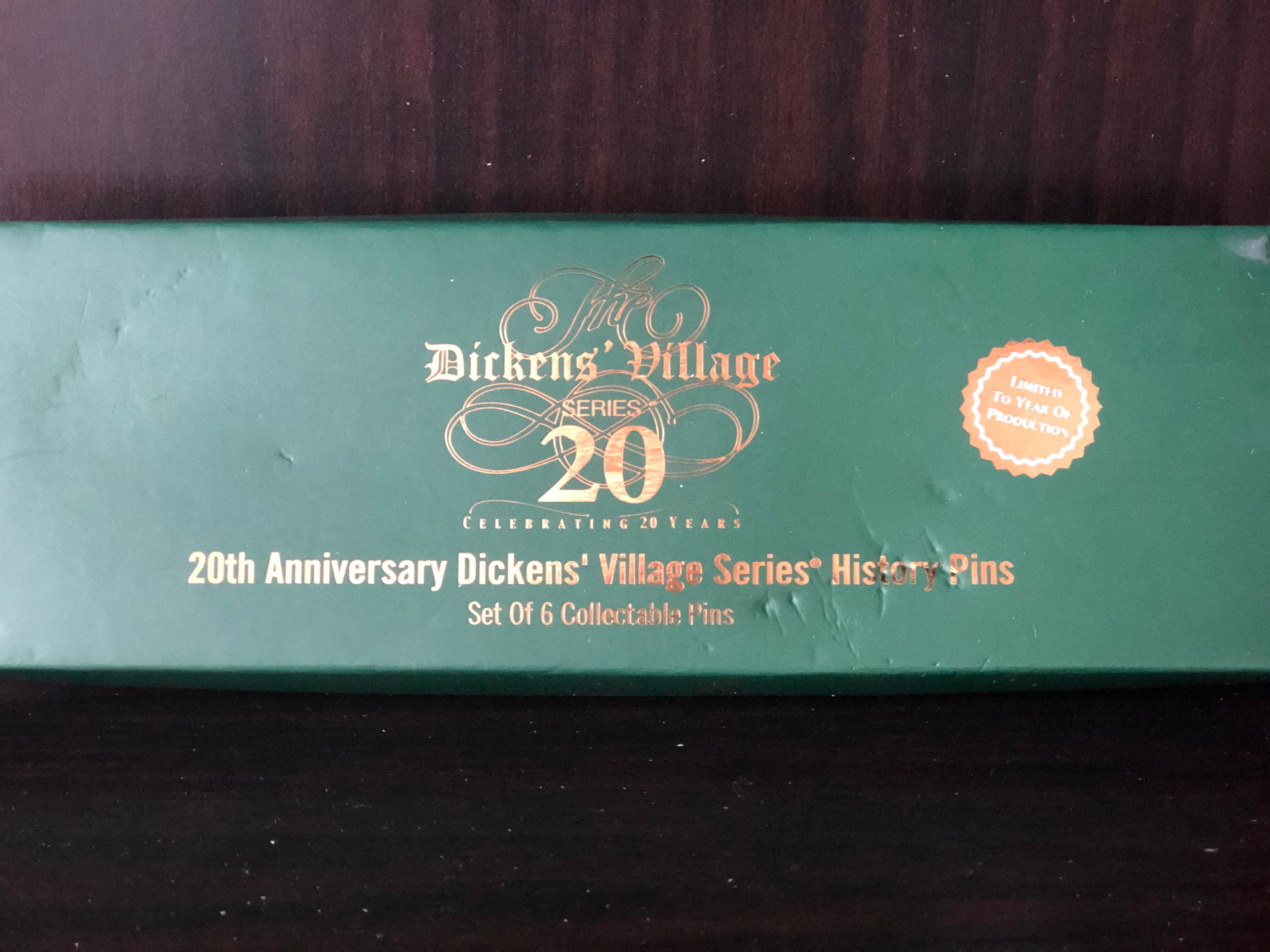 Dickens' Village Series 20th Anniversary Pins