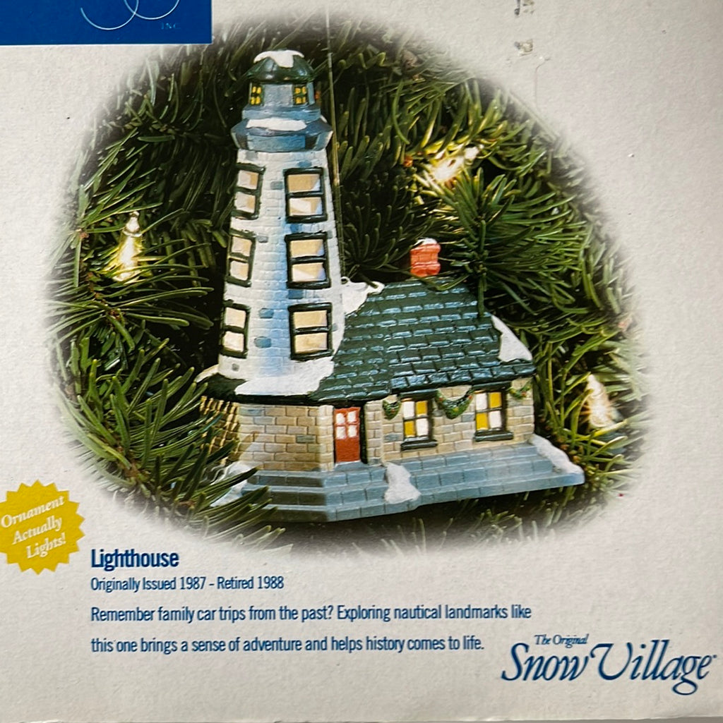 Lighthouse Lighted Ornament