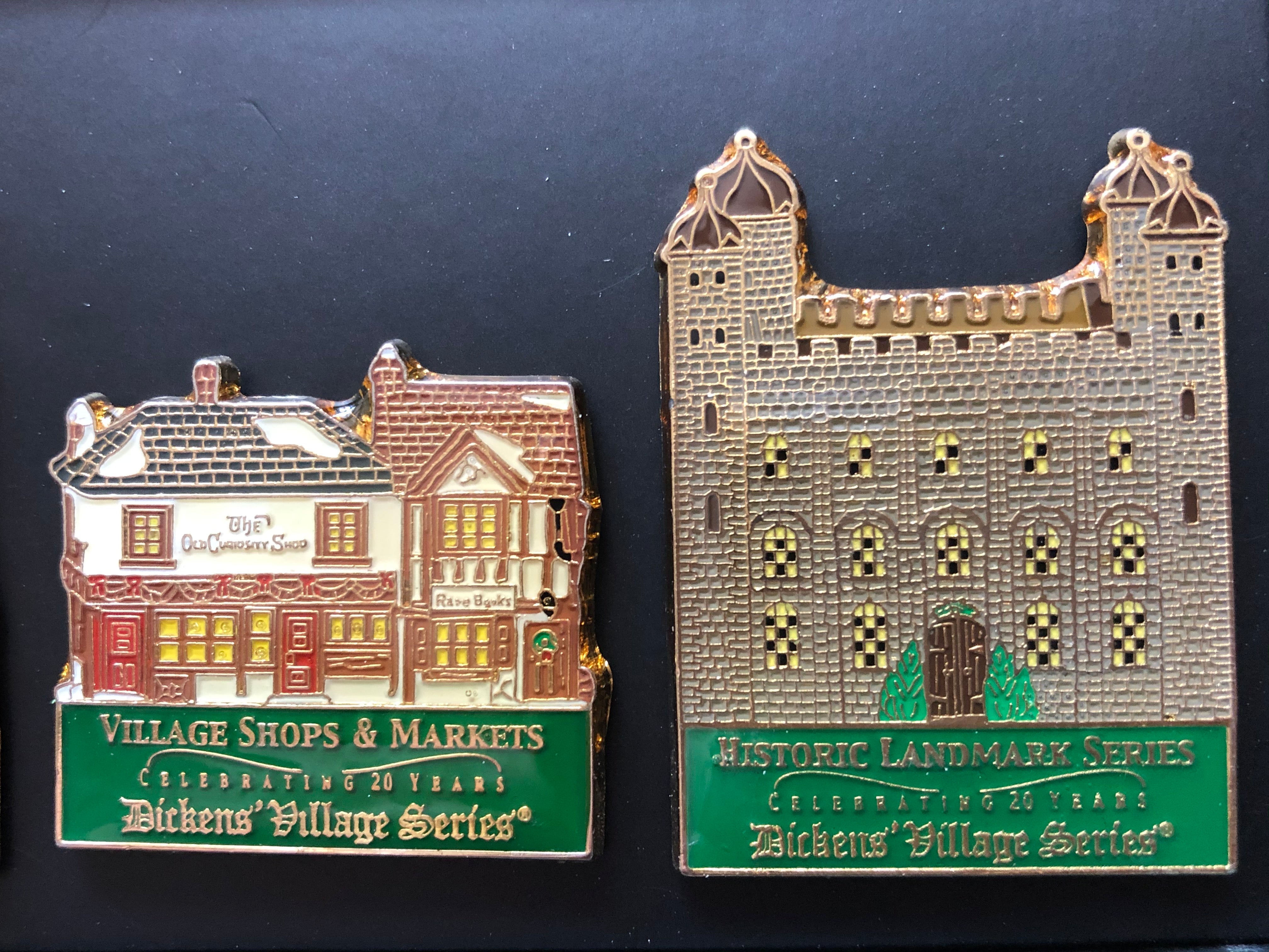 Dickens' Village Series 20th Anniversary Pins