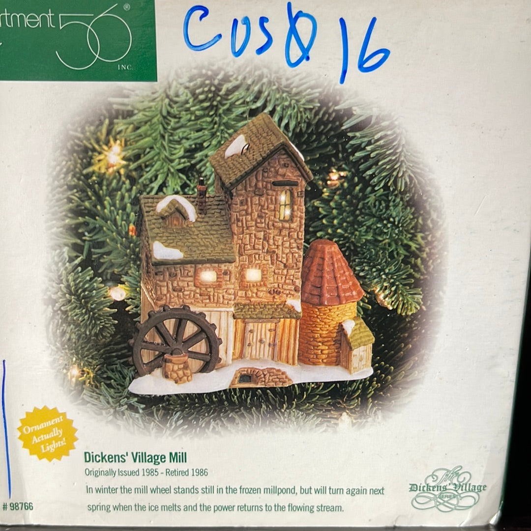 Dickens' Village Mill Ornament