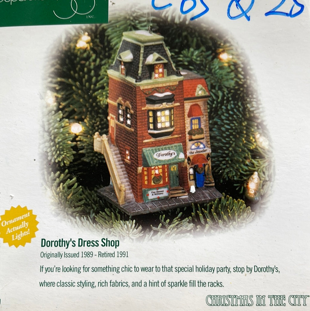DEPARTMENT 56 2021 CHRISTMAS IN THE CITY 