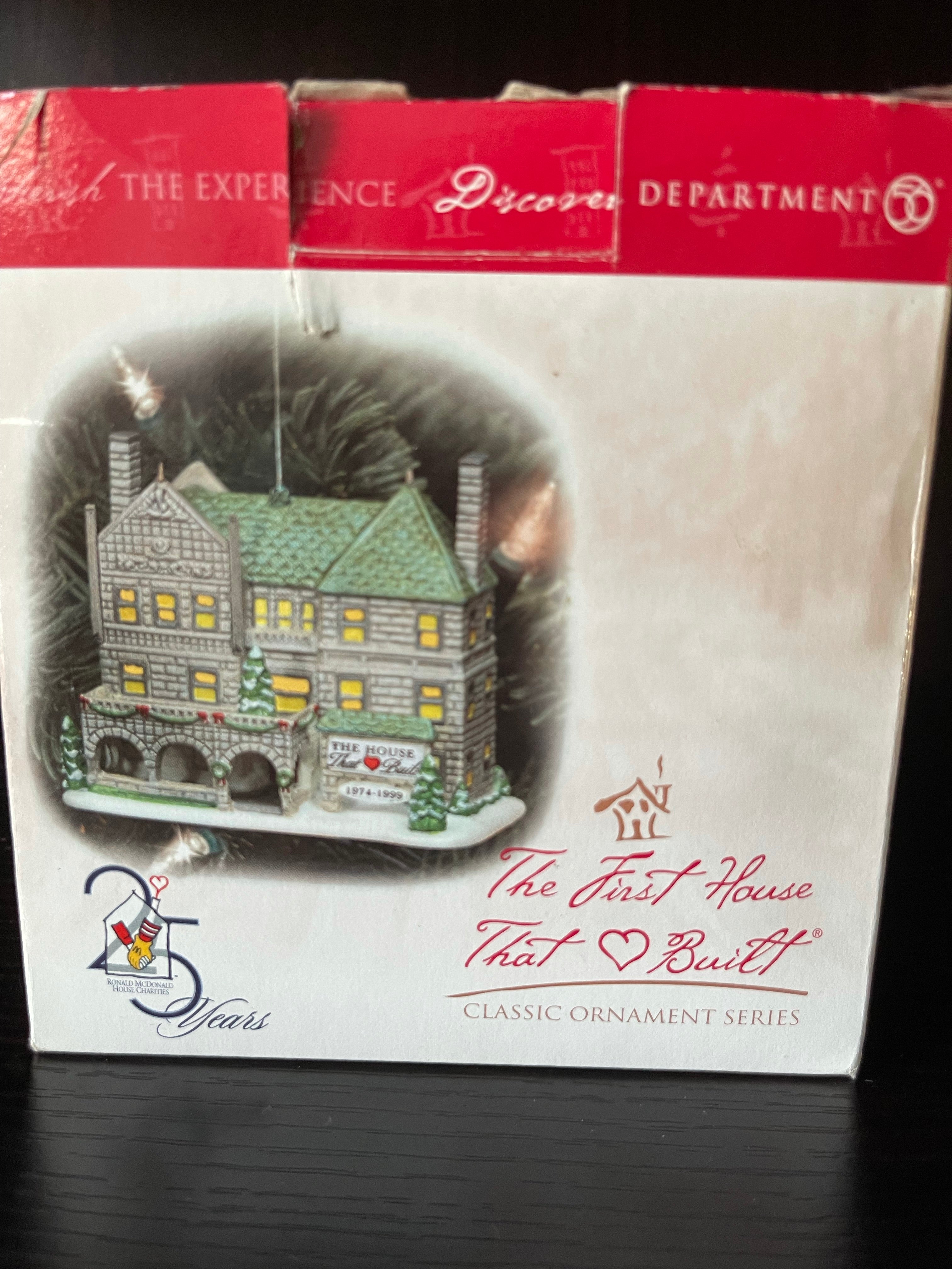 The First House That Love Built Ornament