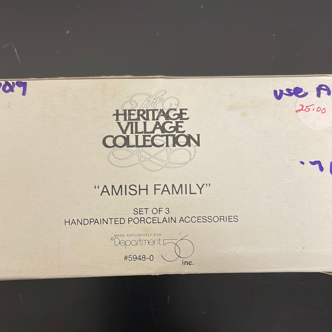 Amish Family (Set of 3)